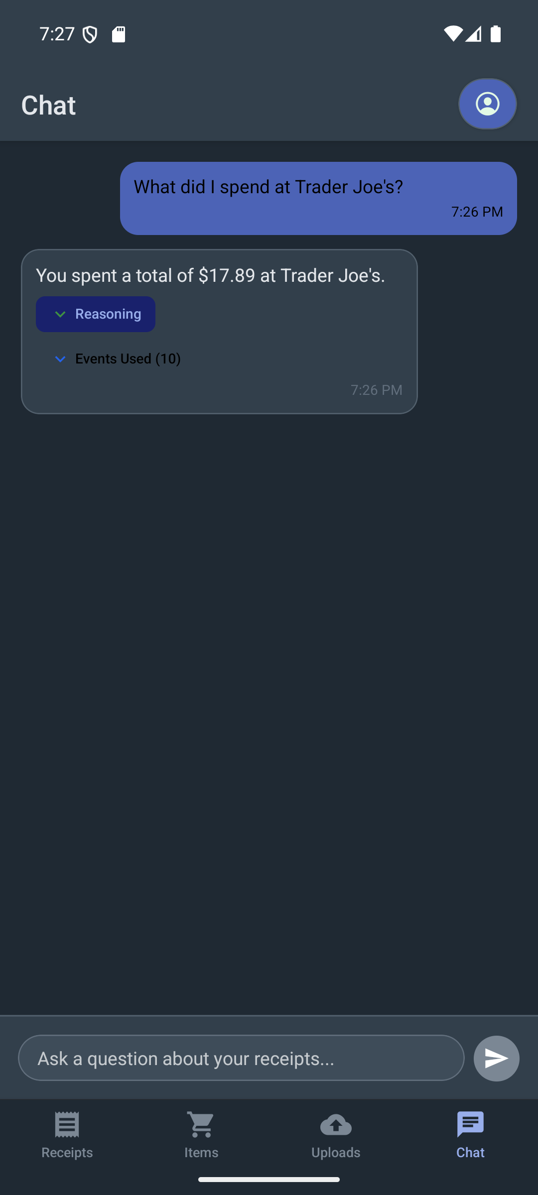 Chat interface